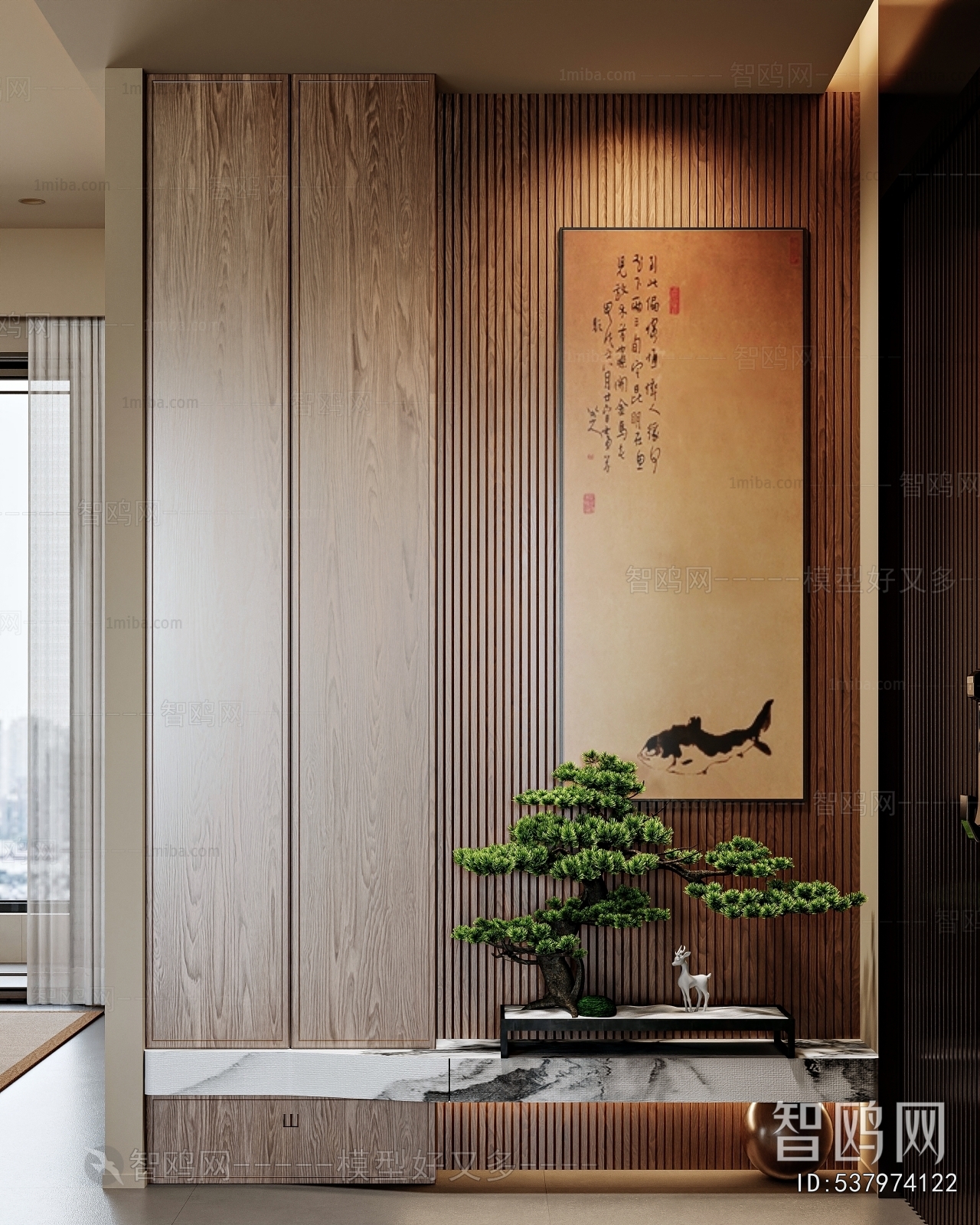 New Chinese Style Hallway