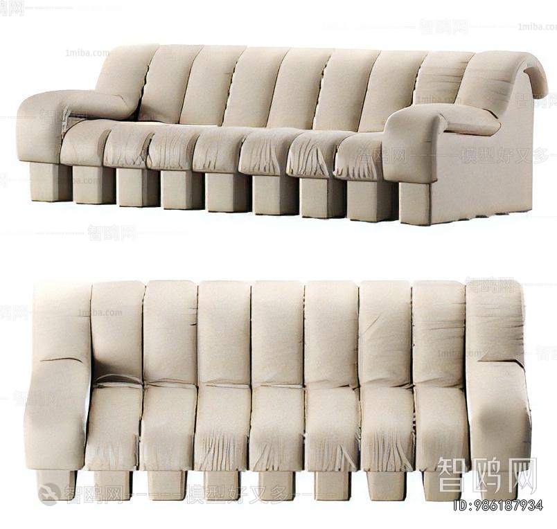 Modern Multi Person Sofa
