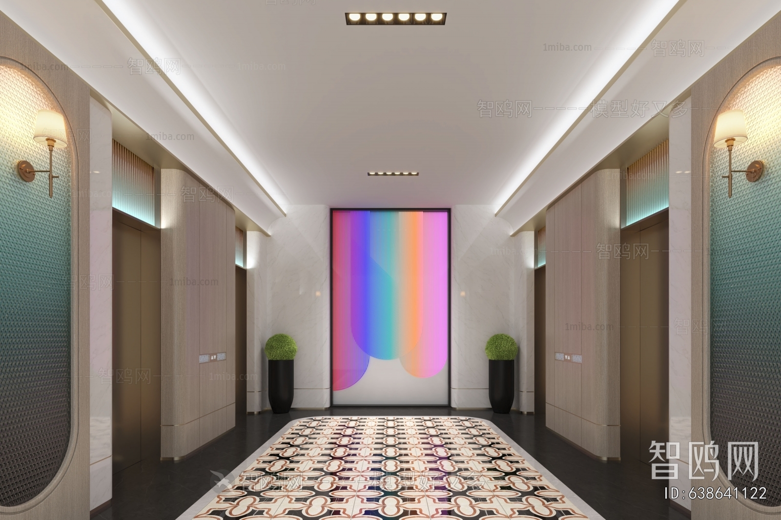 Modern Elevator Hall