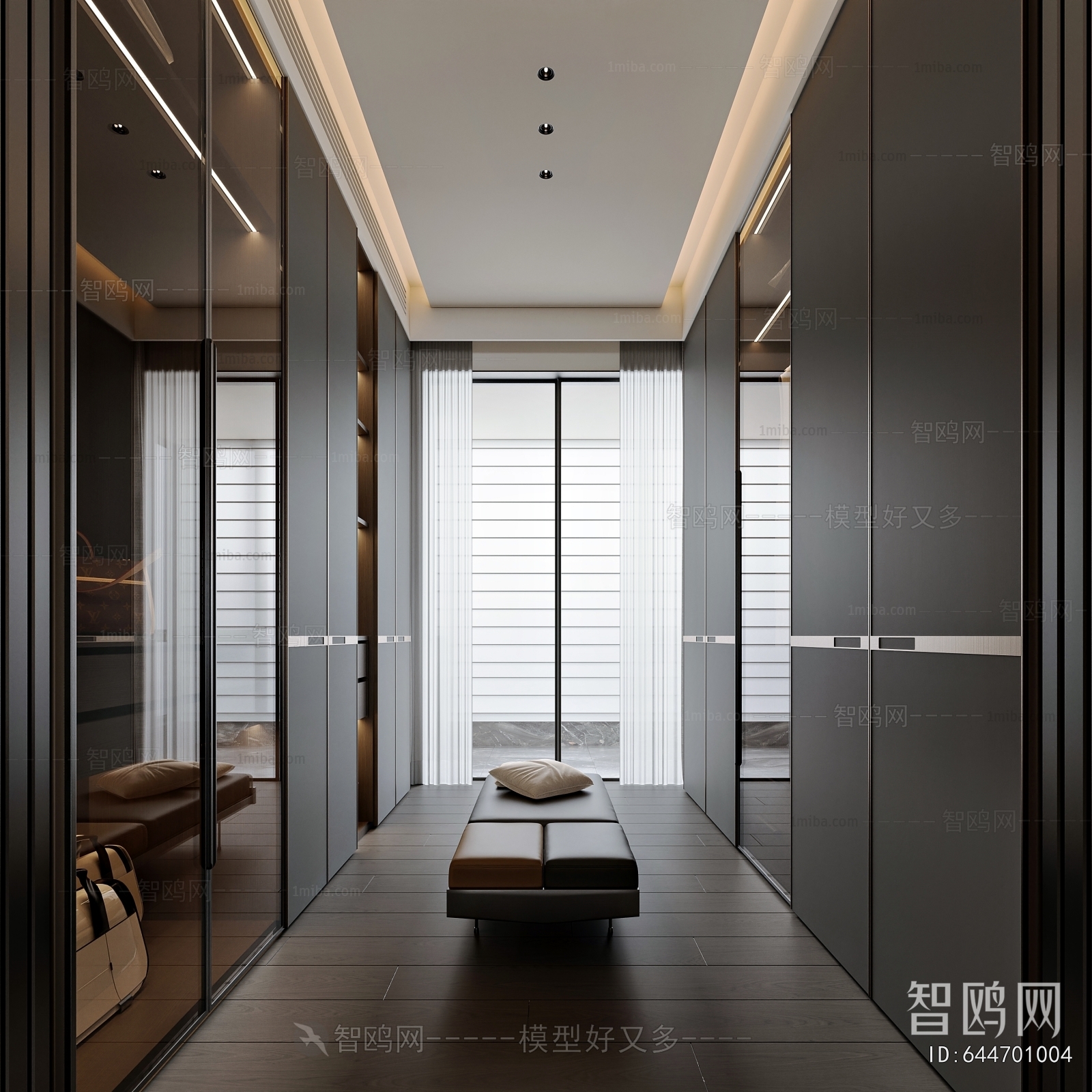 Modern Clothes Storage Area