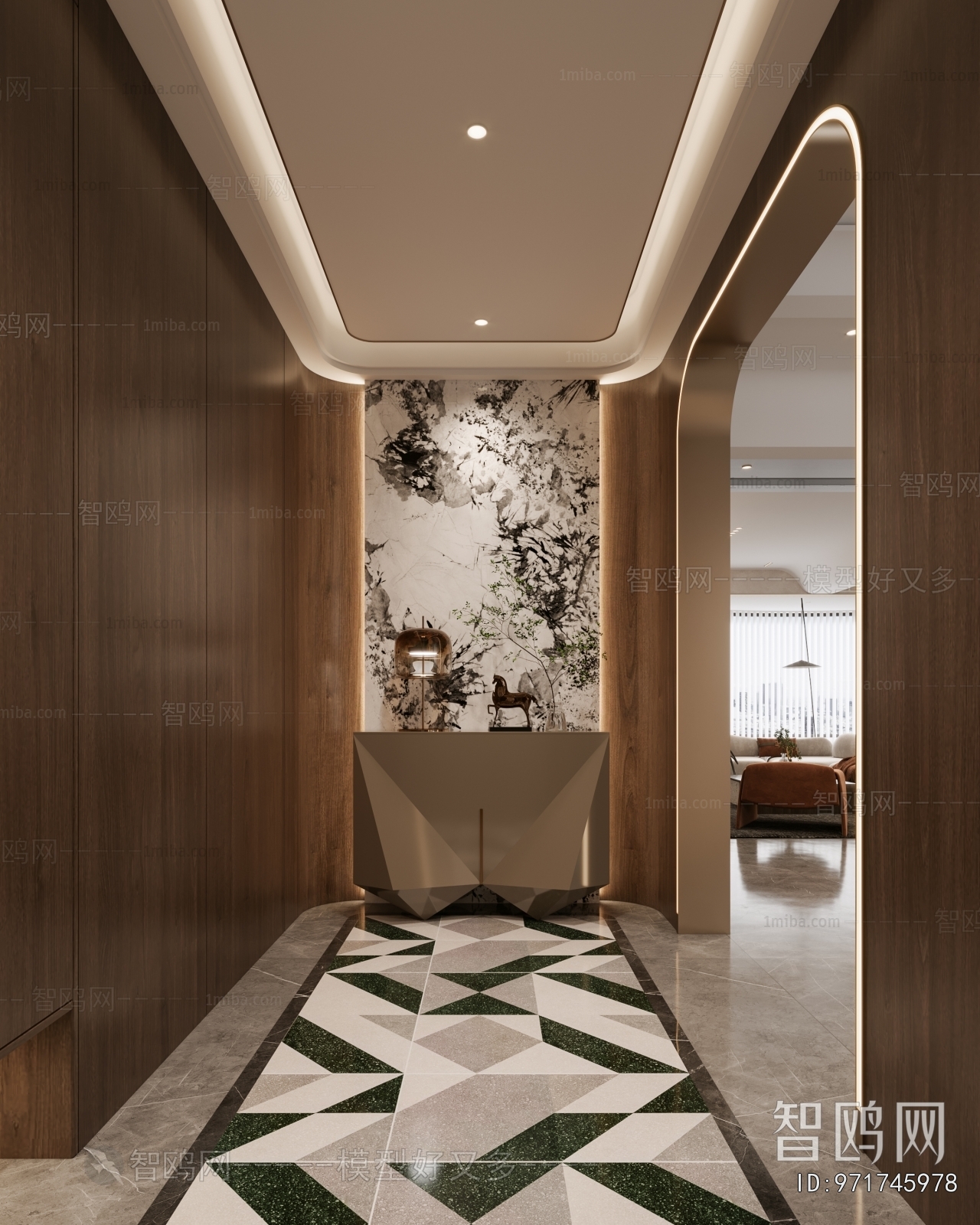 Modern Hallway