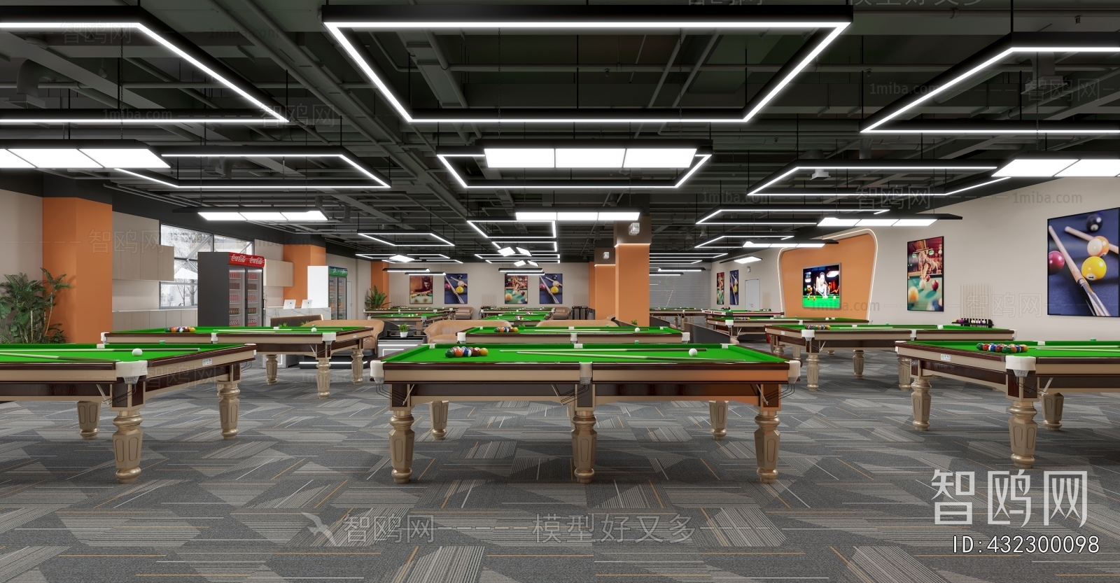Modern Billiard Room