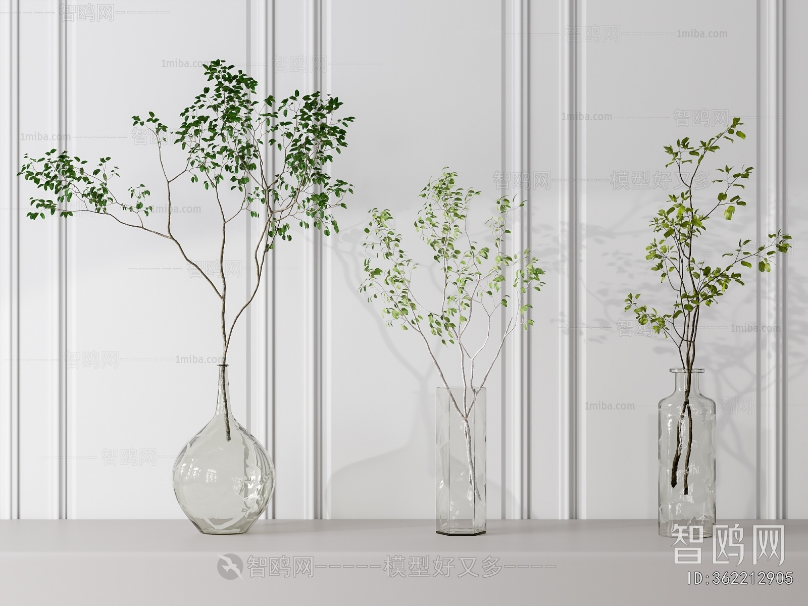 Modern Aquatic Green Plant