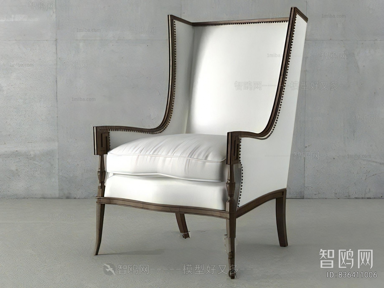 French Style Single Sofa