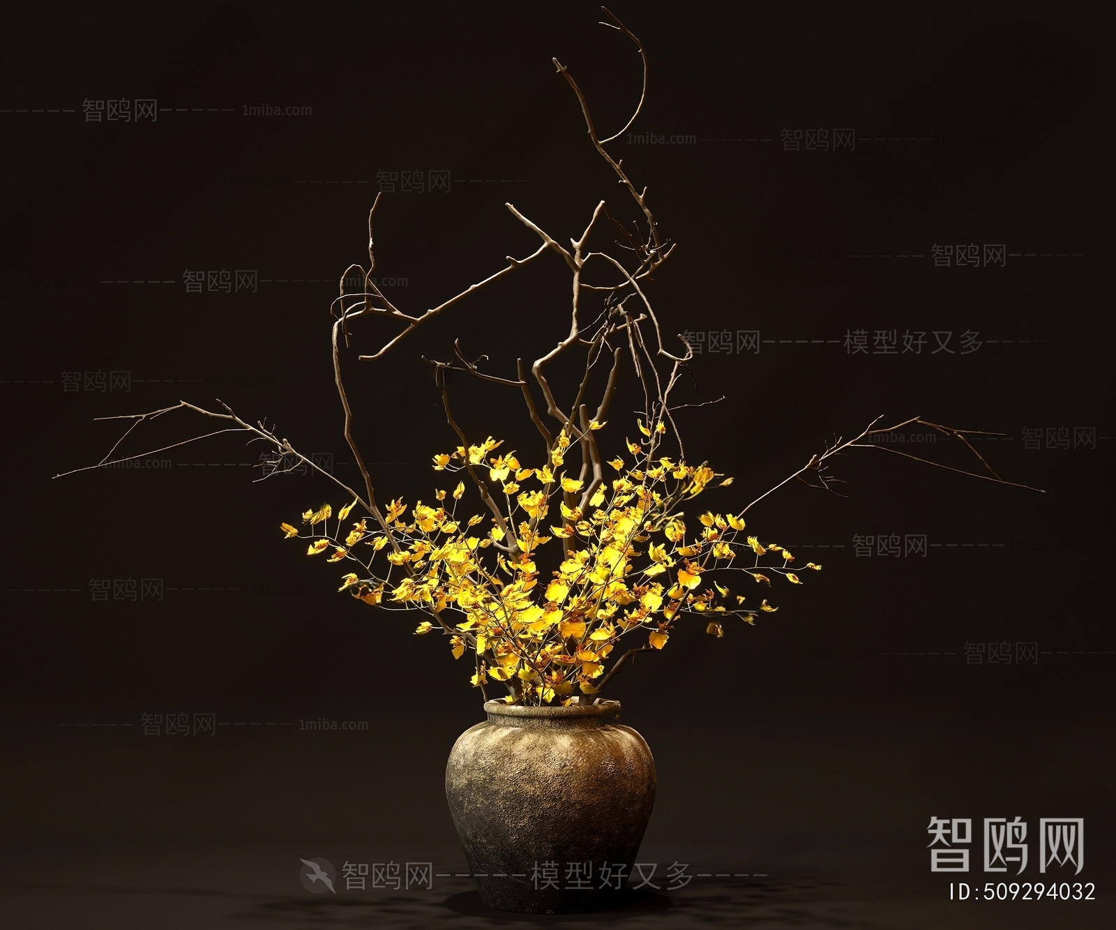 Wabi-sabi Style Flower Arrangement