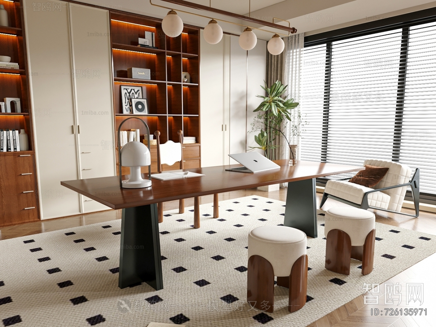 French Style Study Space