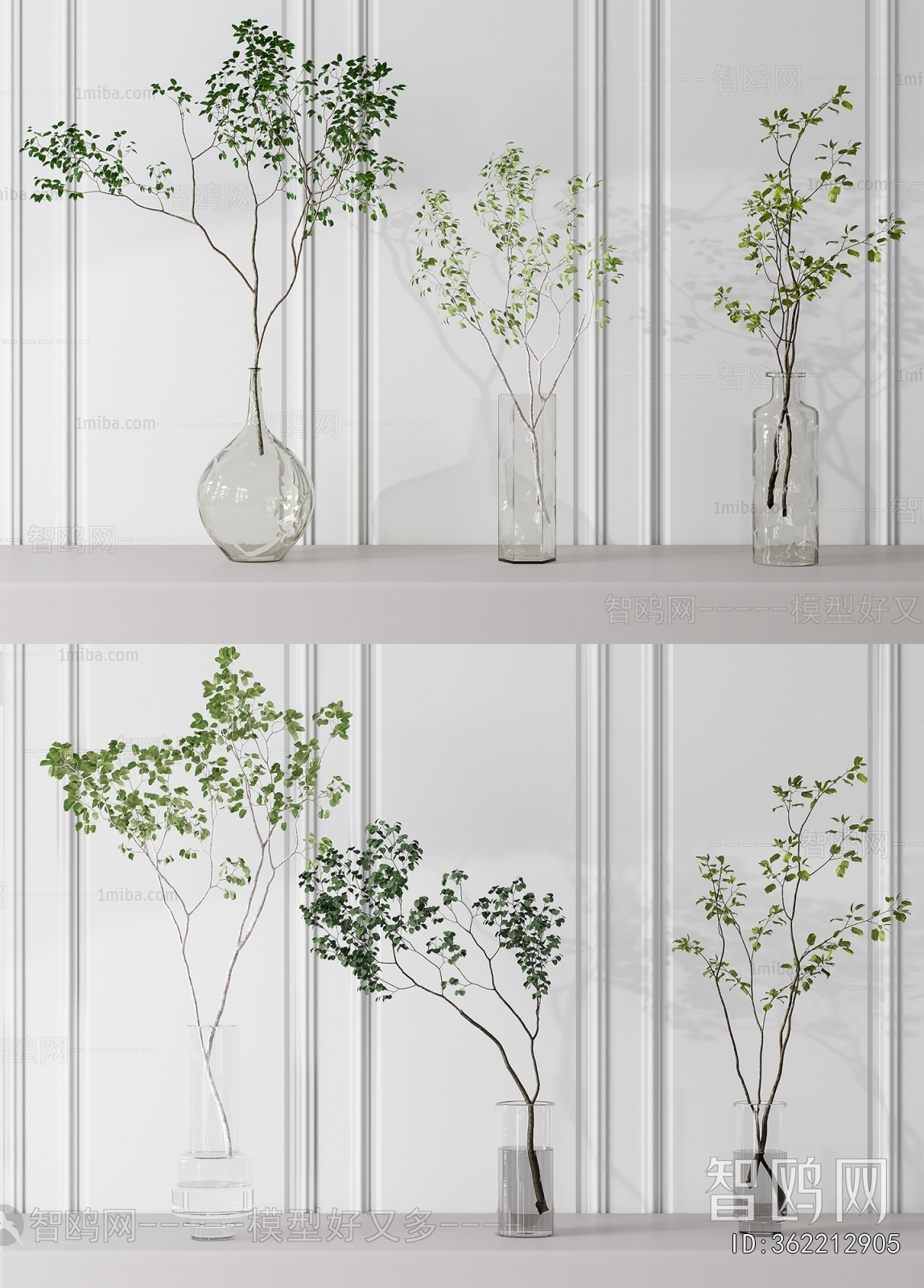 Modern Aquatic Green Plant