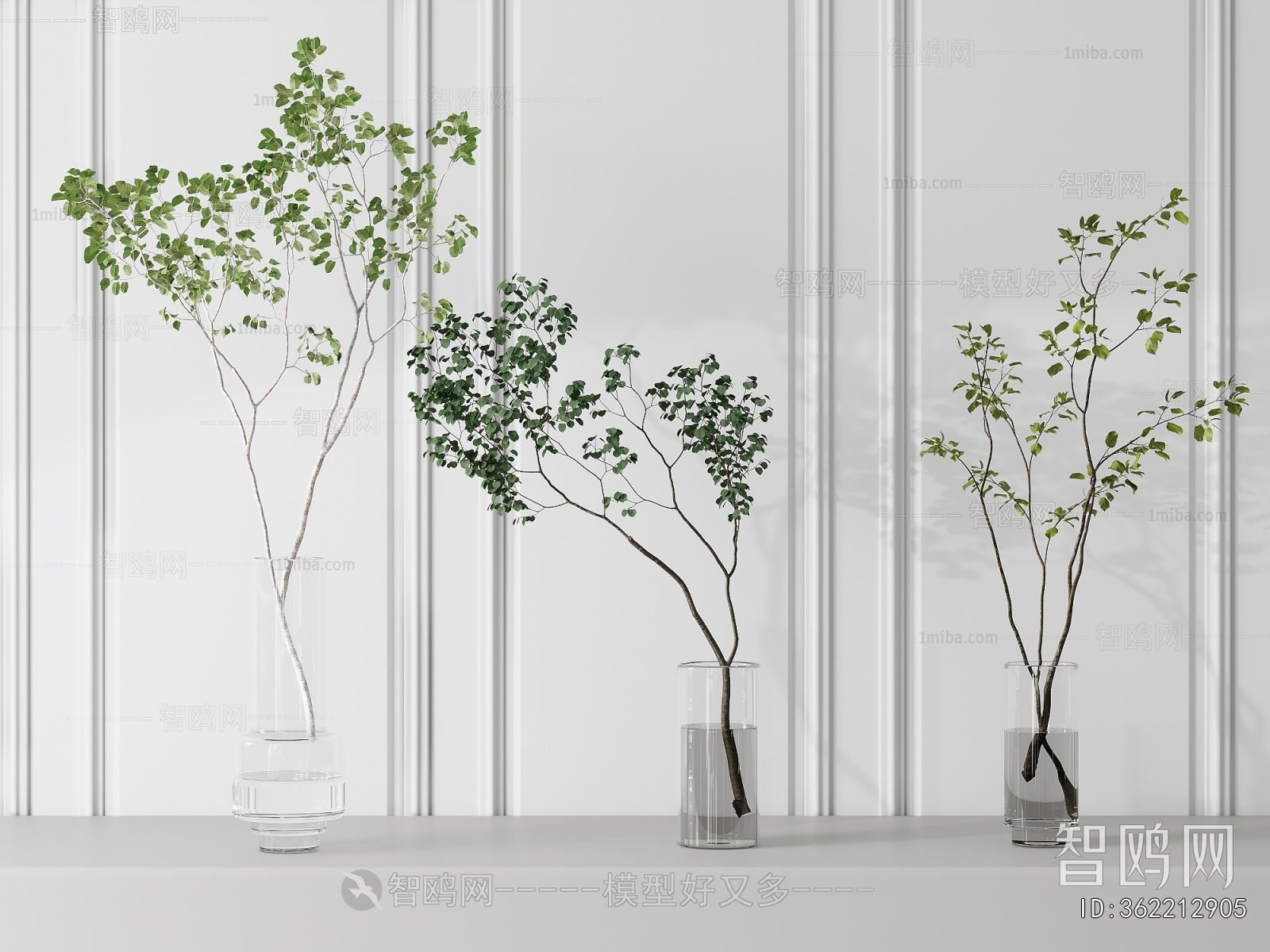 Modern Aquatic Green Plant