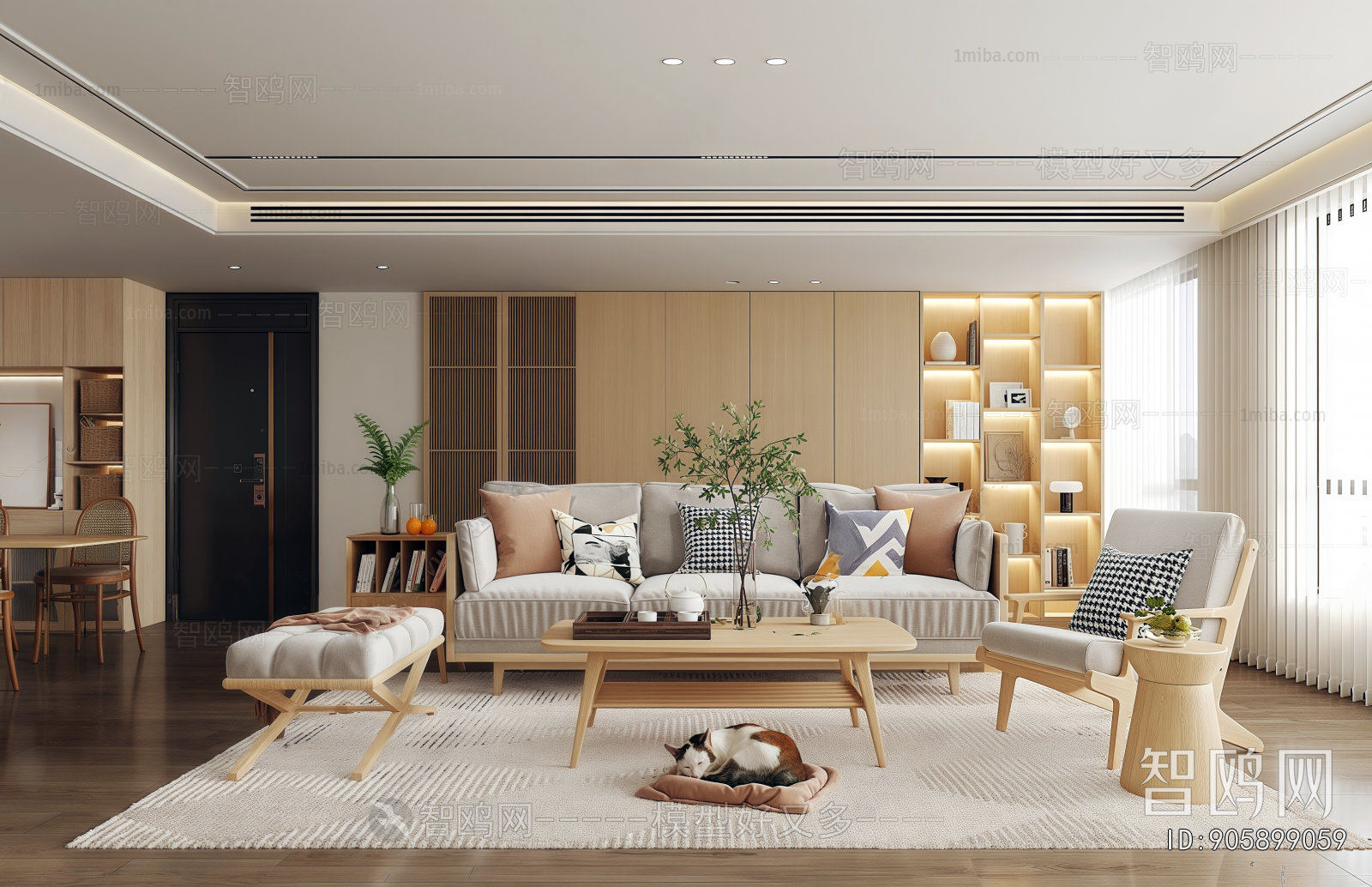 Japanese Style A Living Room