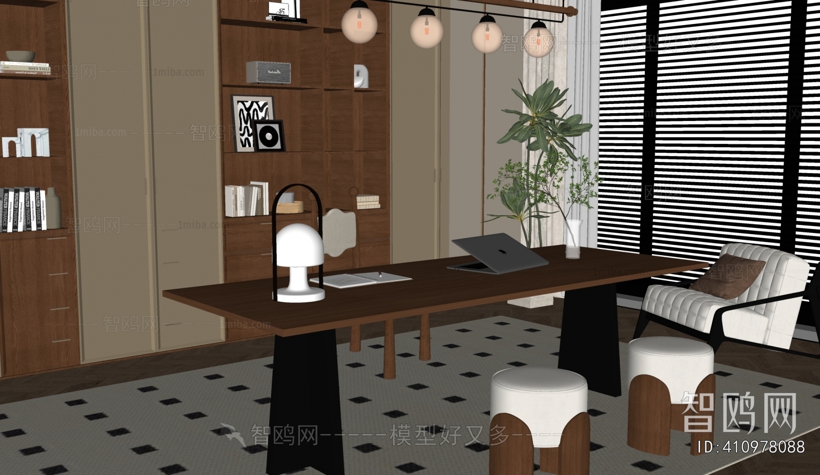 French Style Study Space