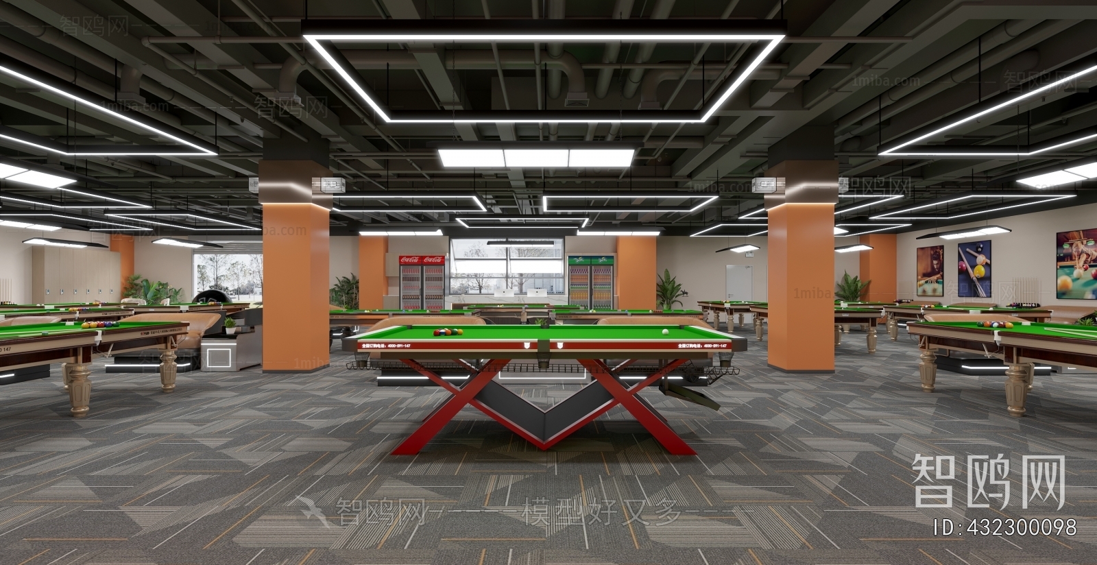 Modern Billiard Room
