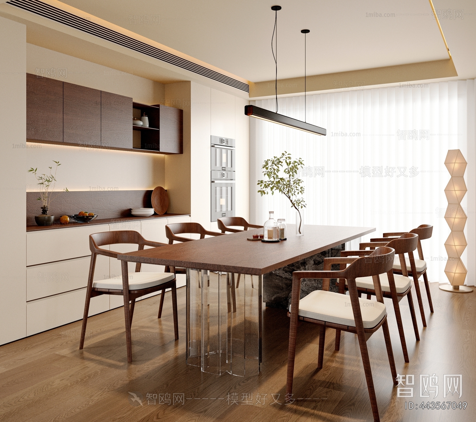 New Chinese Style Dining Room