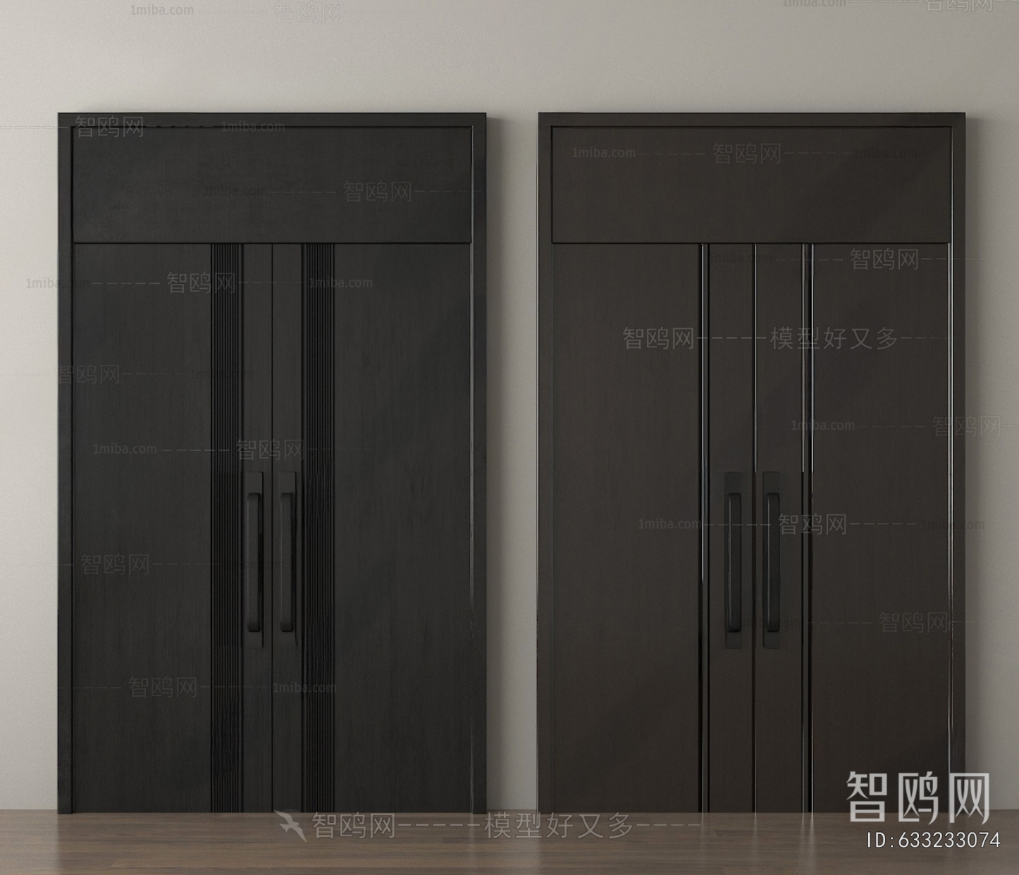 Modern Double Door