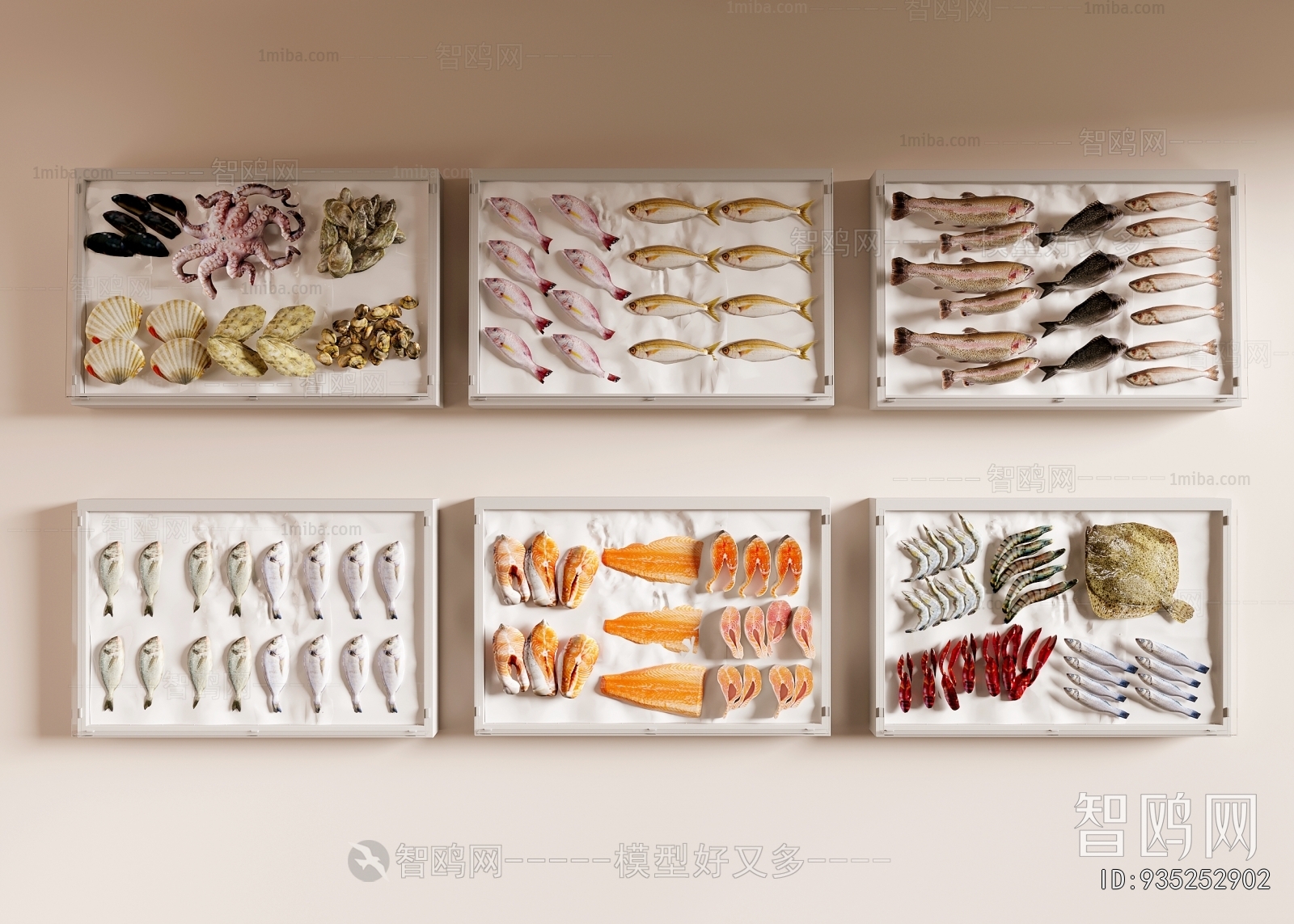 现代海鲜组合
