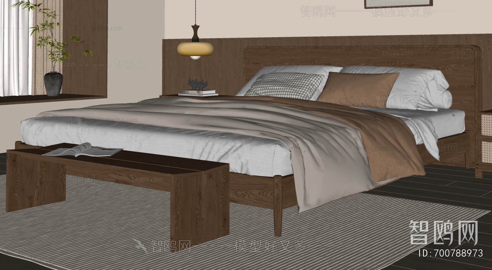 Modern Double Bed