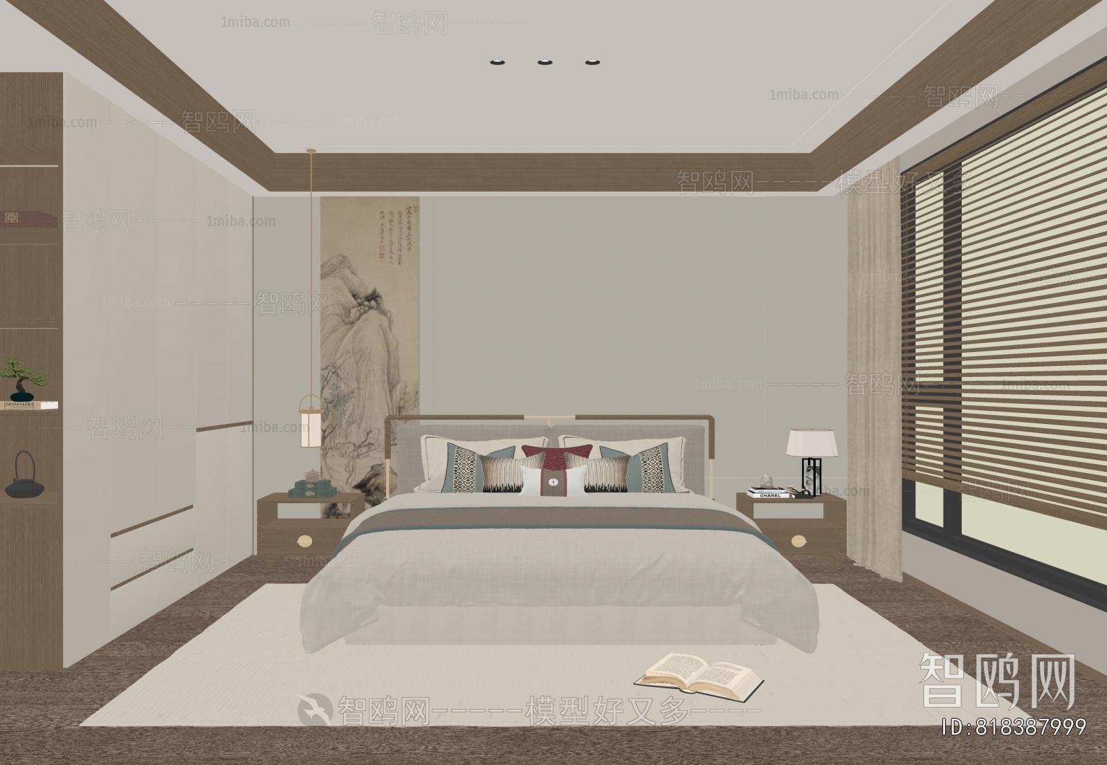 New Chinese Style Bedroom
