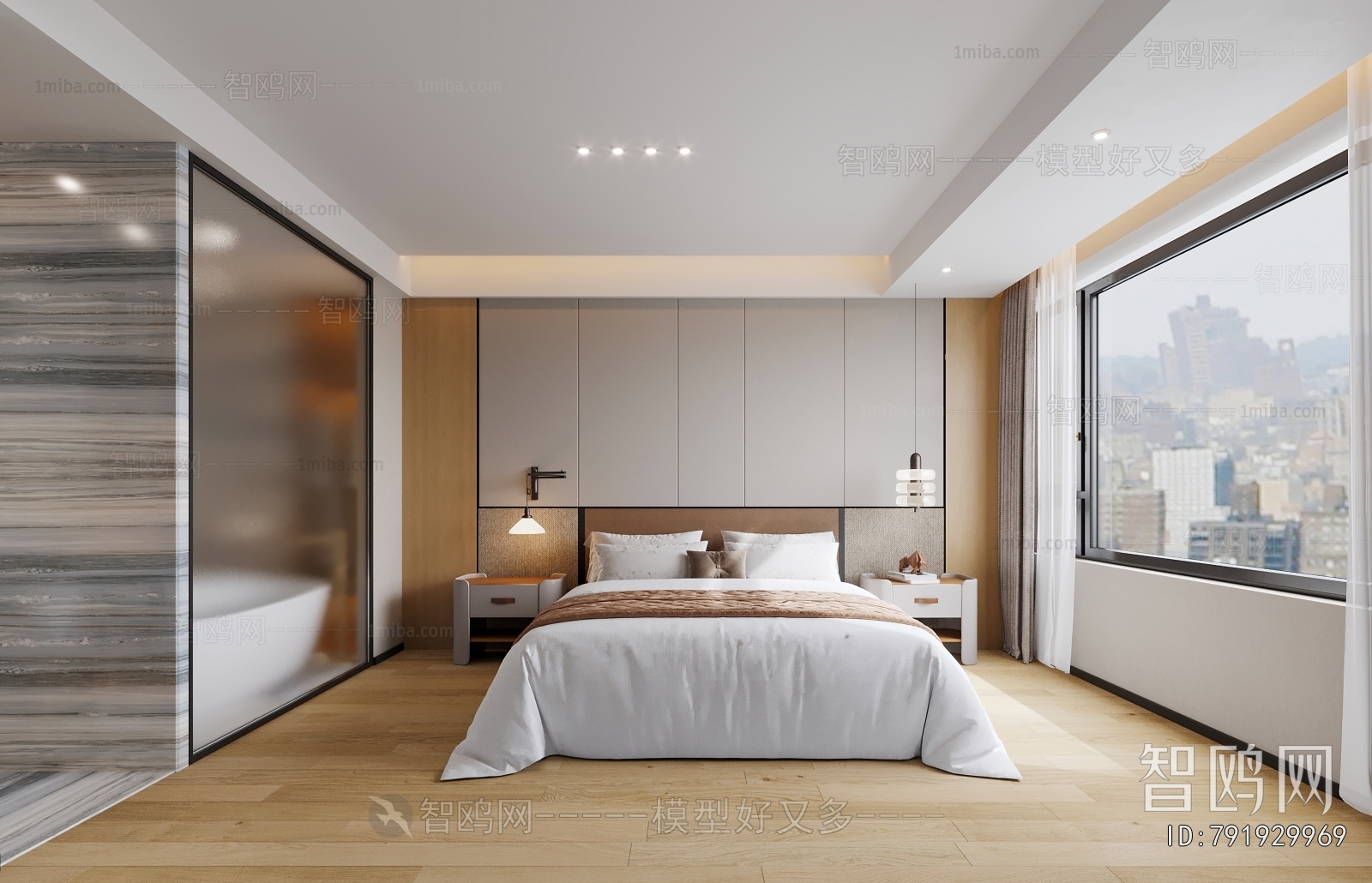 Modern Guest Room