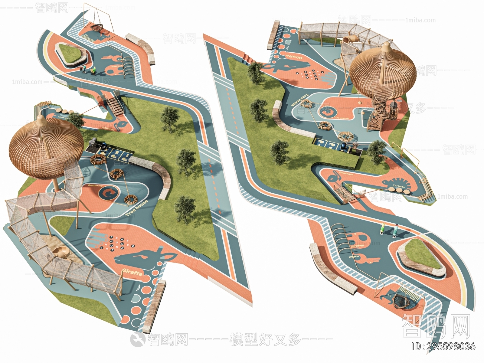 Modern Park Landscape