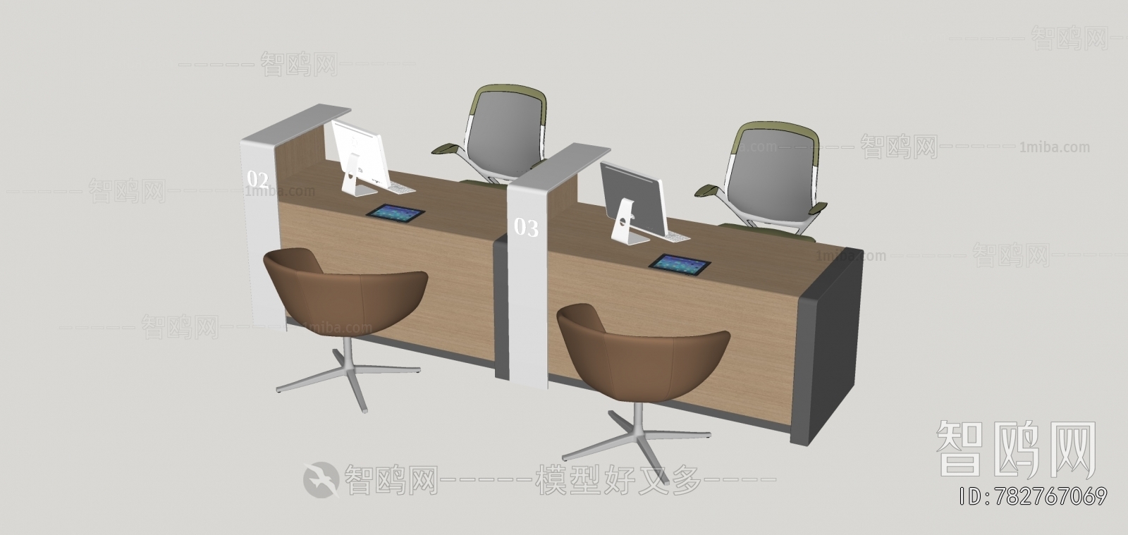 Modern Office Desk And Chair