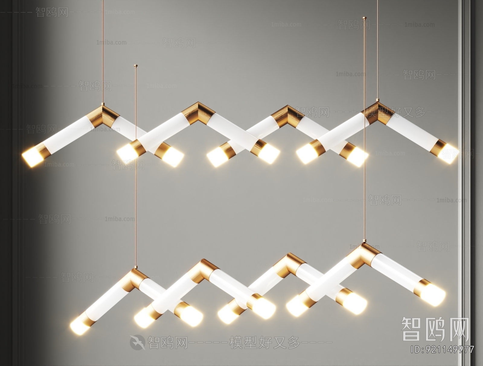 Modern Long Chandelier