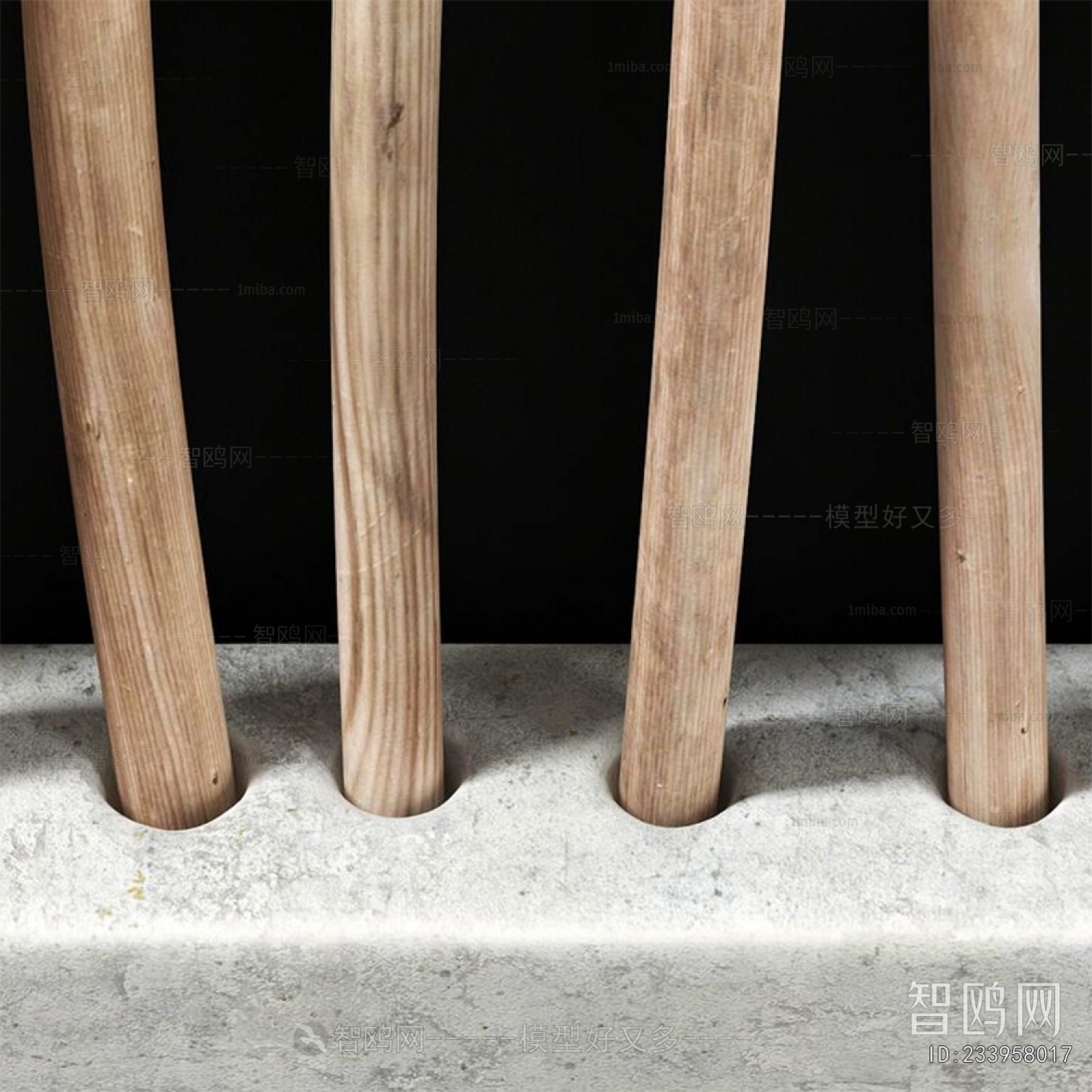 Modern Wooden Screen Partition