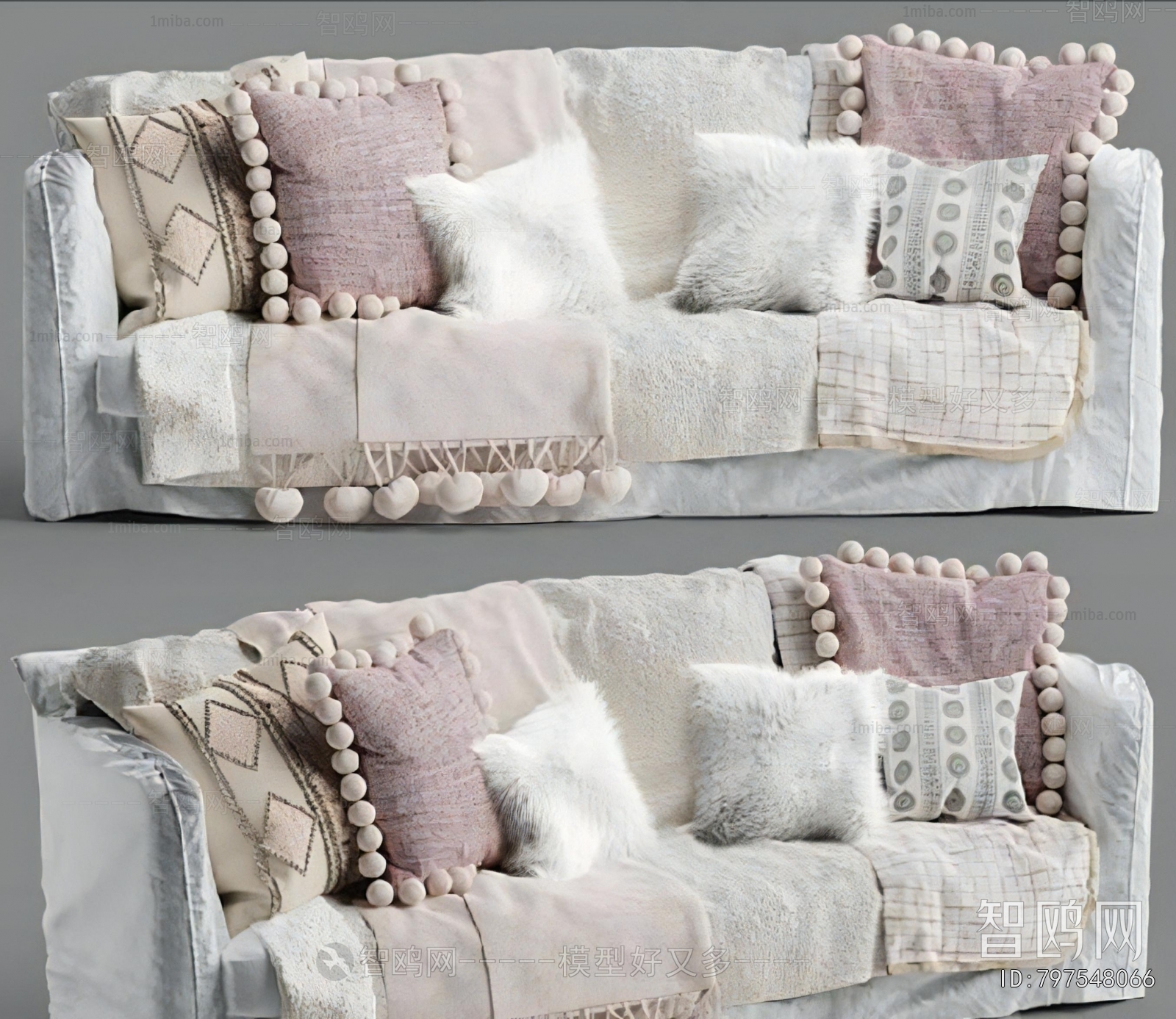 Nordic Style Multi Person Sofa