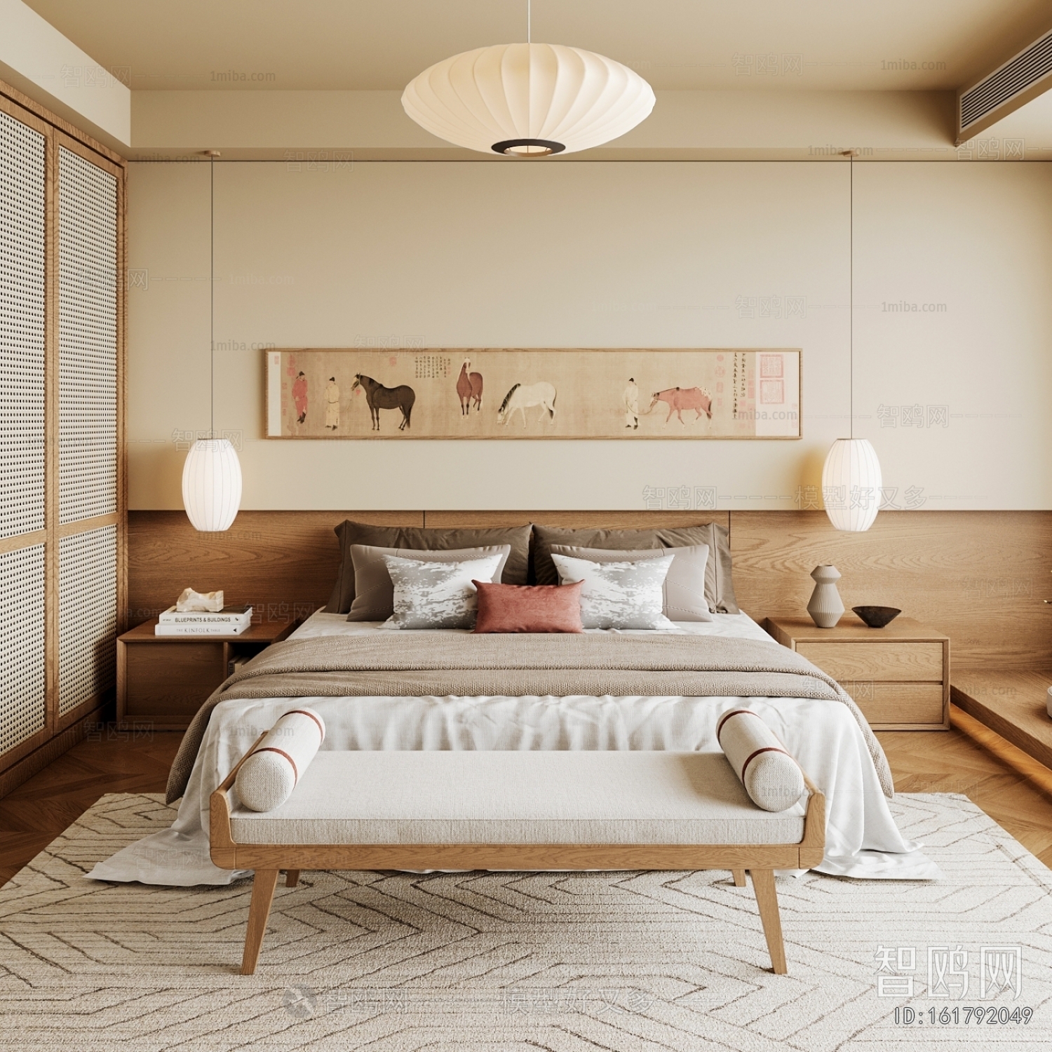 New Chinese Style Bedroom