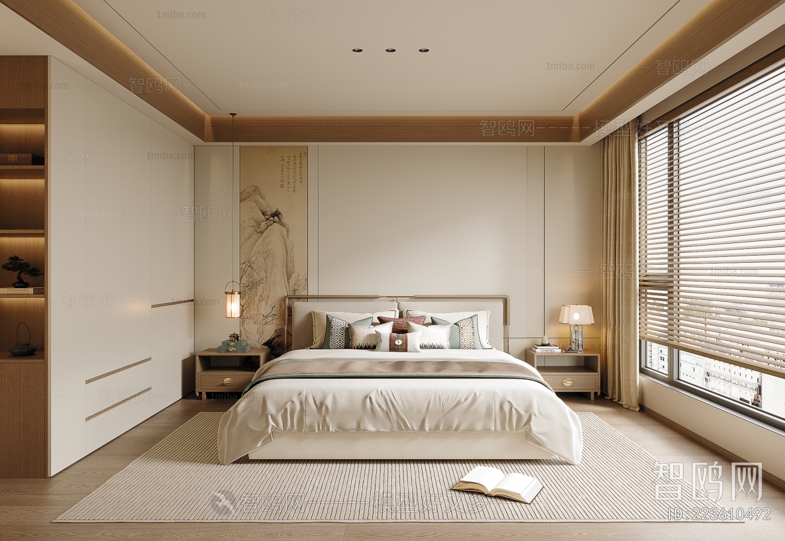 New Chinese Style Bedroom