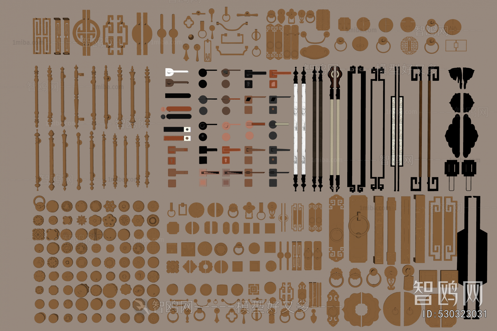 New Chinese Style Door Handle