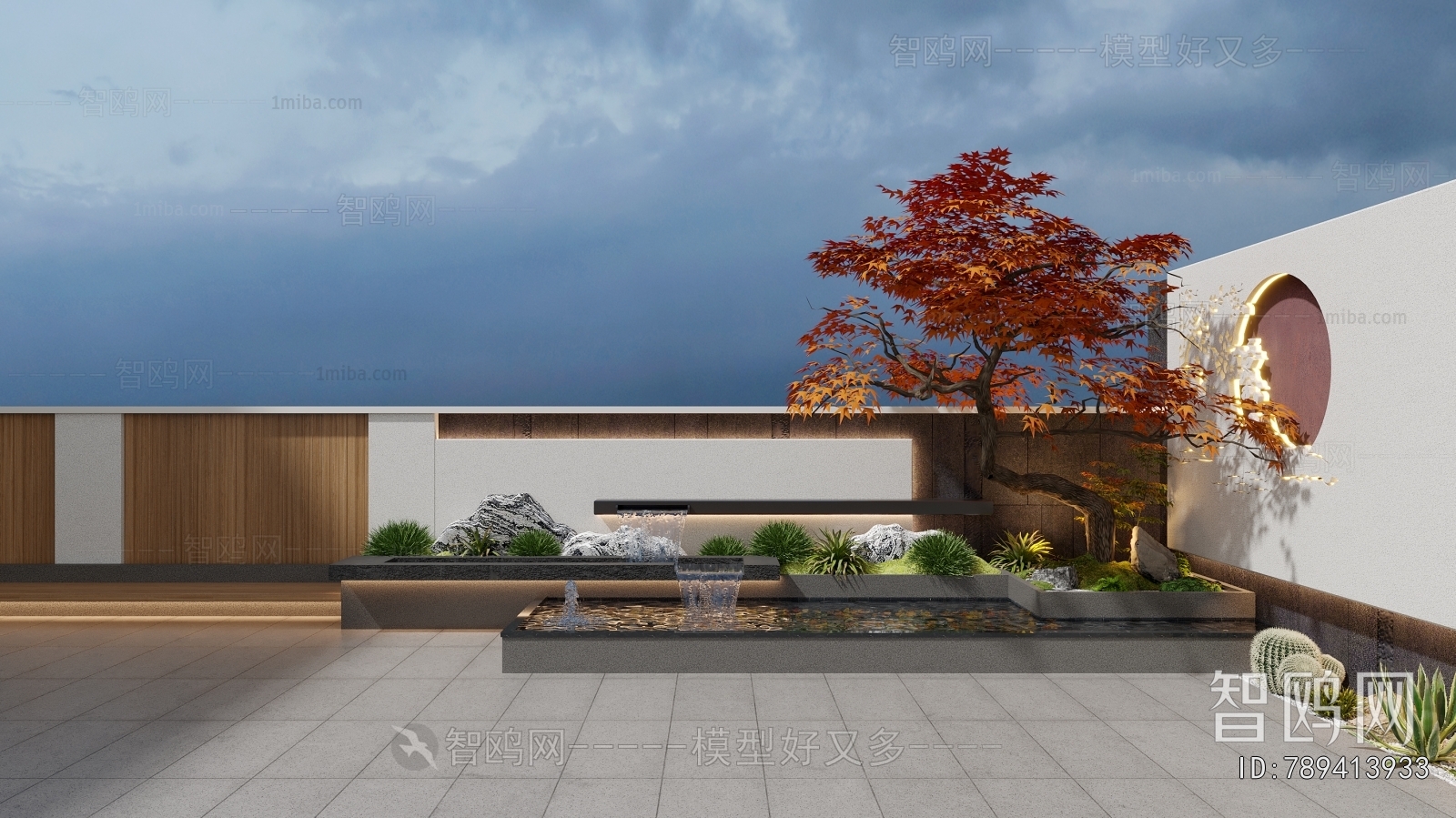 New Chinese Style Courtyard/landscape