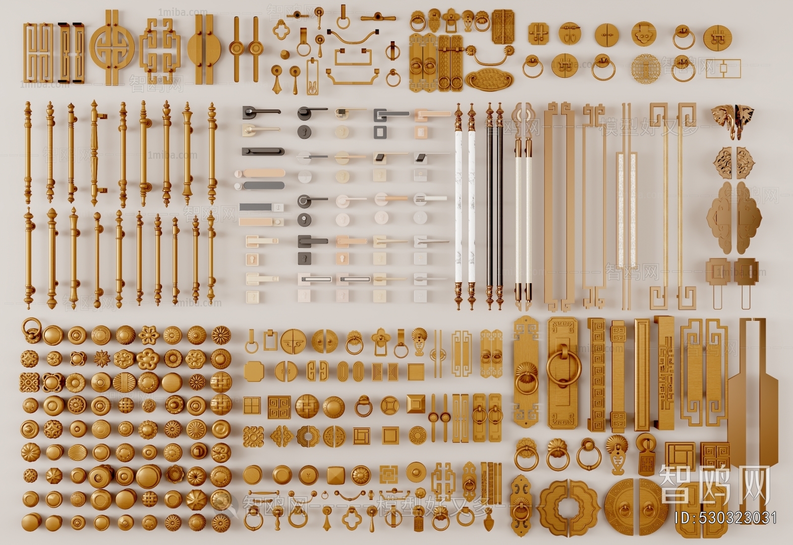 New Chinese Style Door Handle