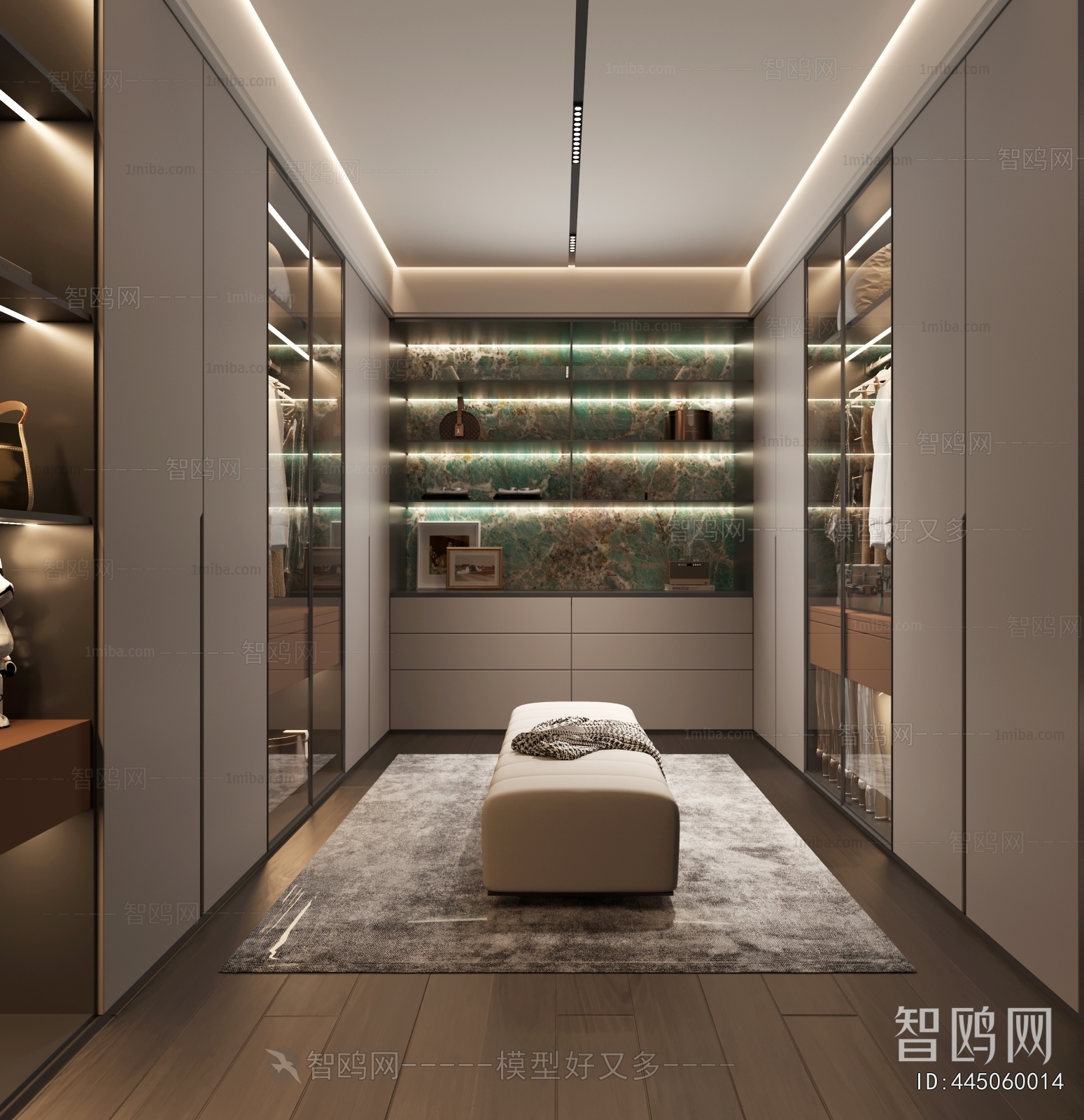 Modern Clothes Storage Area