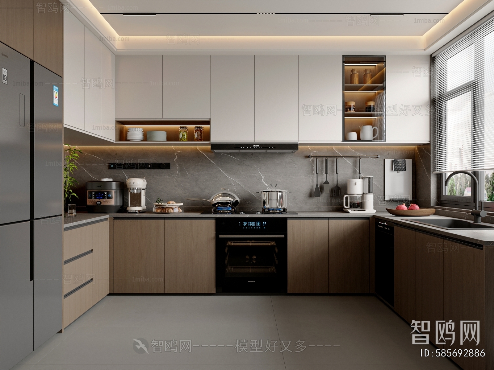 Modern The Kitchen