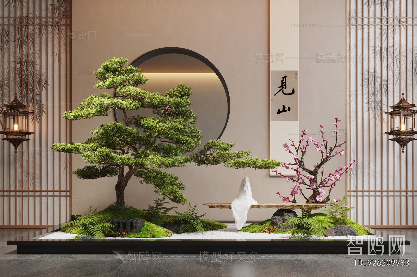 New Chinese Style Plant Landscaping