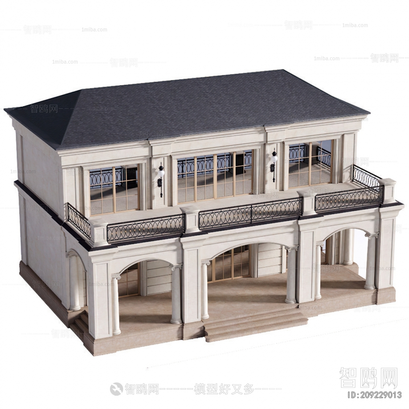 Simple European Style Detached Villa