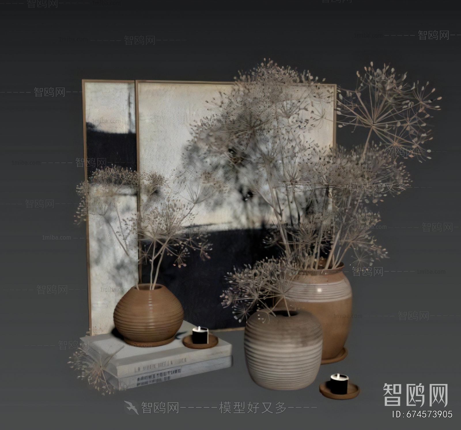 Wabi-sabi Style Dried Branch