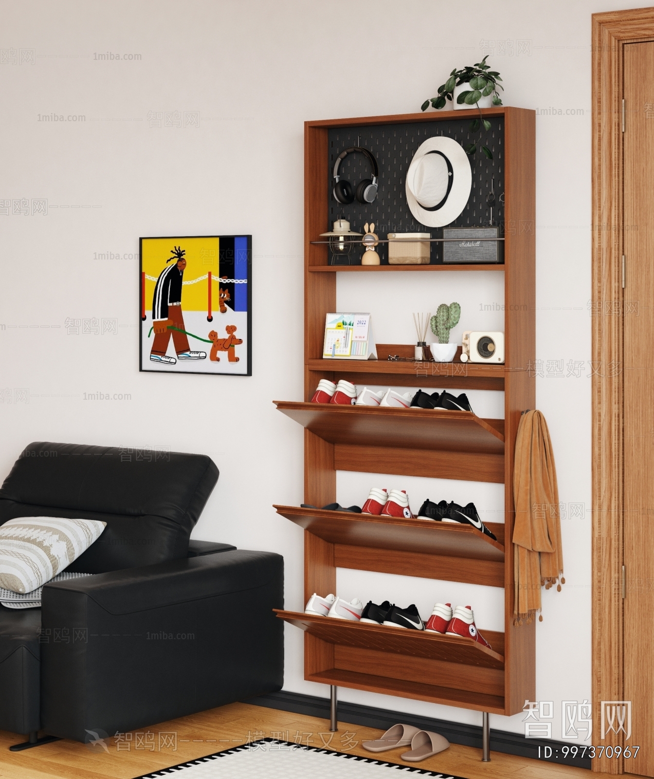 Modern Shoe Cabinet