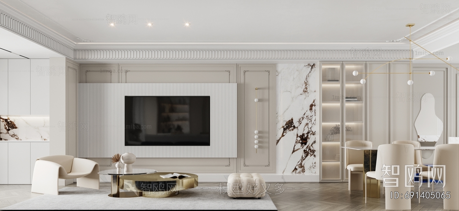 French Style A Living Room