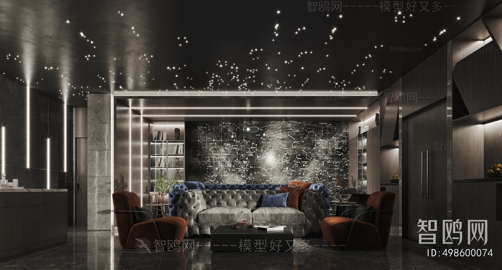 Modern Audiovisual Room