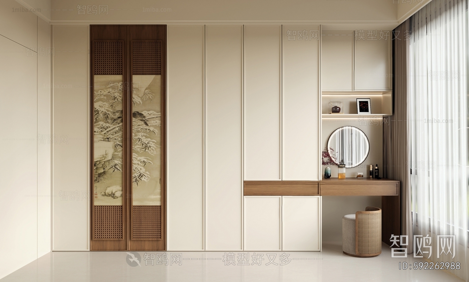 New Chinese Style The Wardrobe