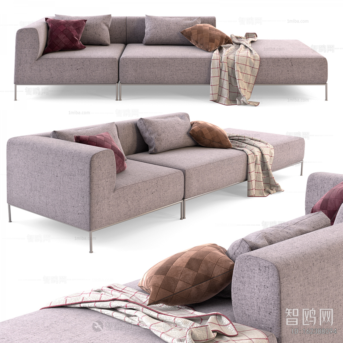 Modern Three-seat Sofa