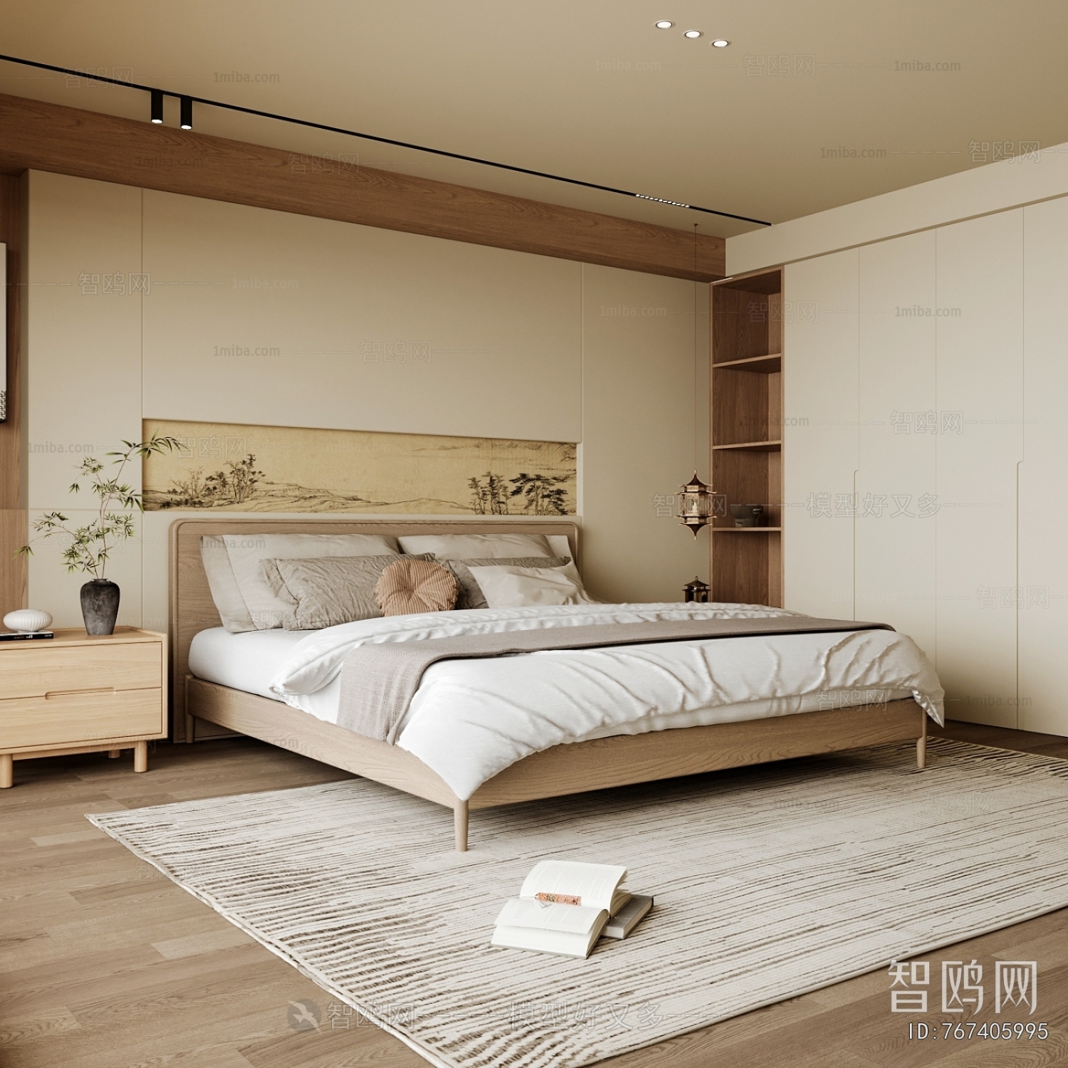 New Chinese Style Bedroom