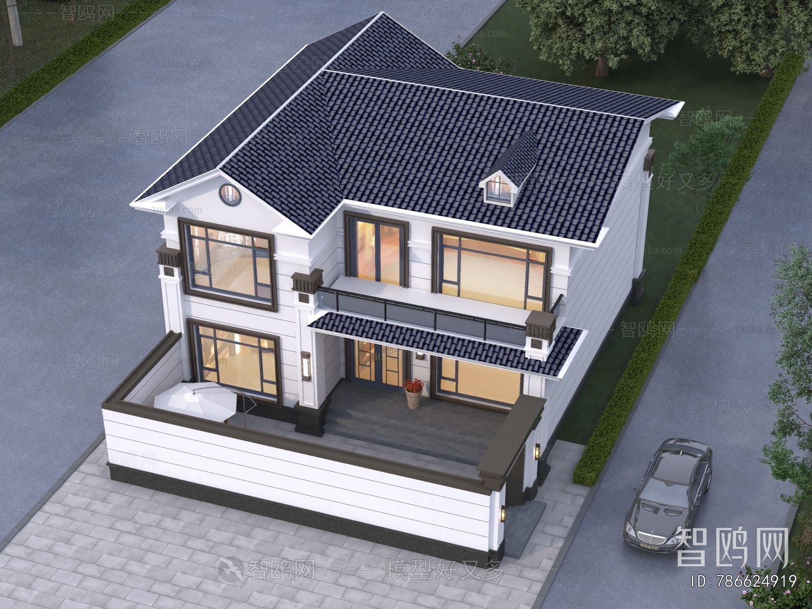 New Chinese Style Detached Villa