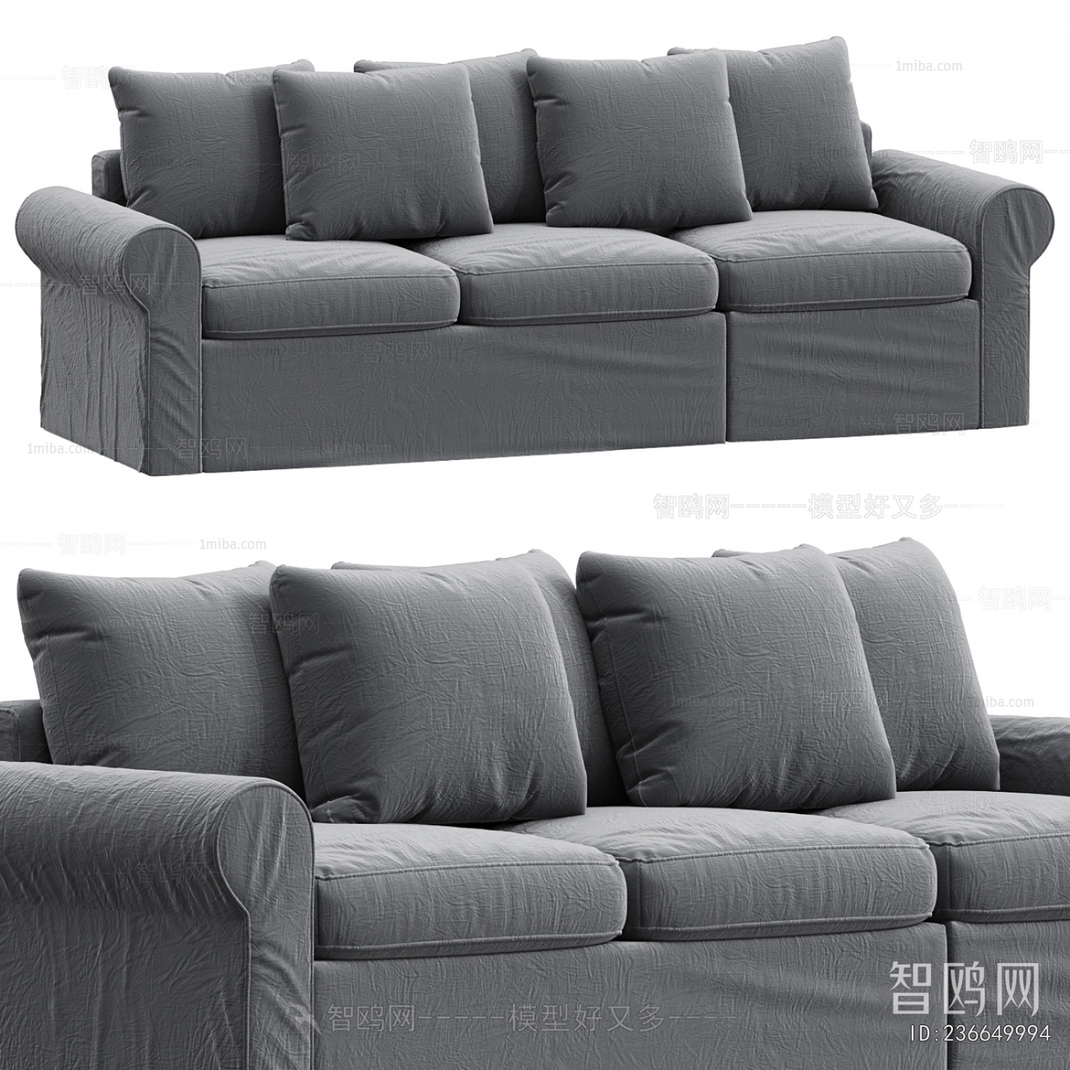 Modern Three-seat Sofa