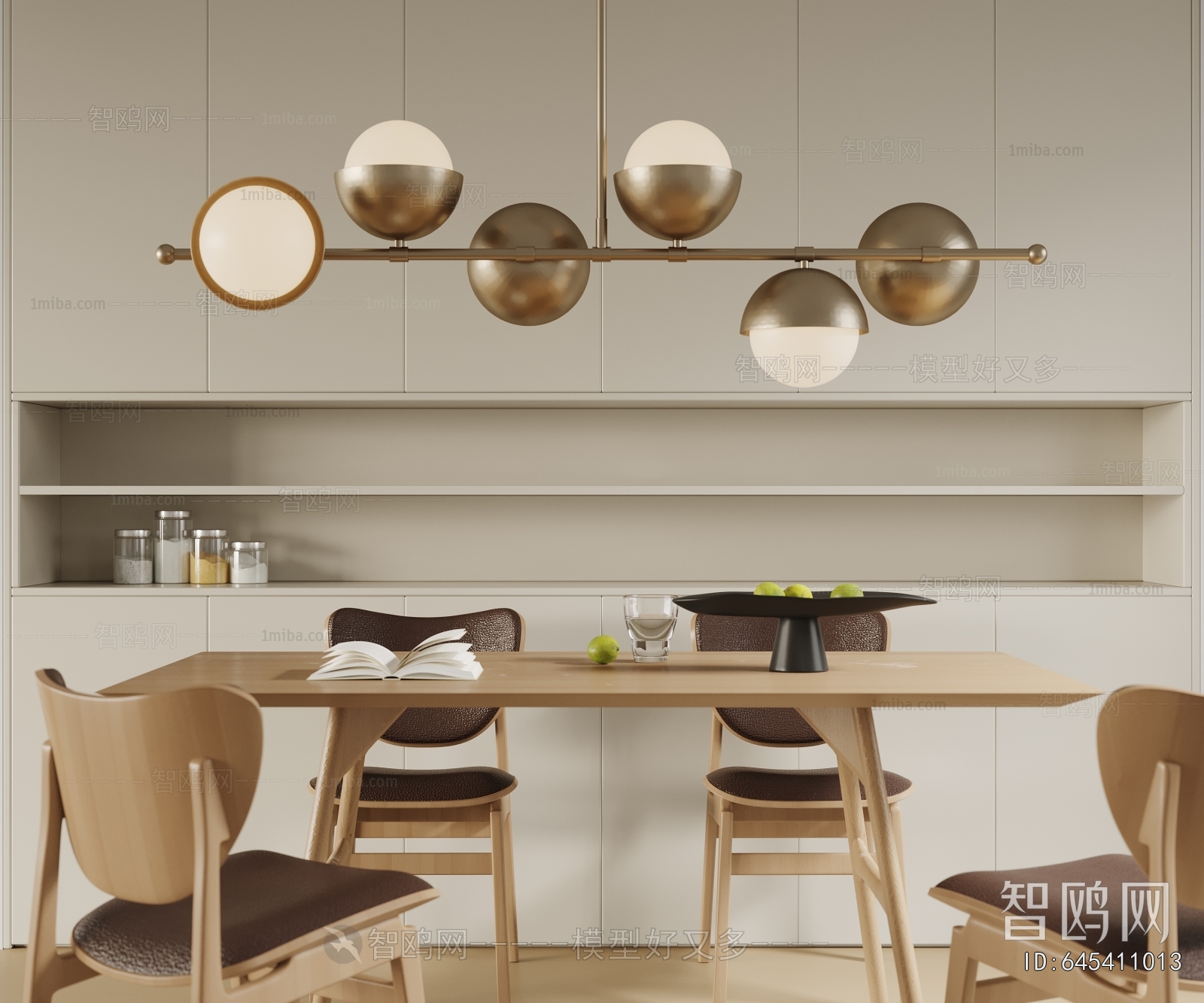 Modern Long Chandelier