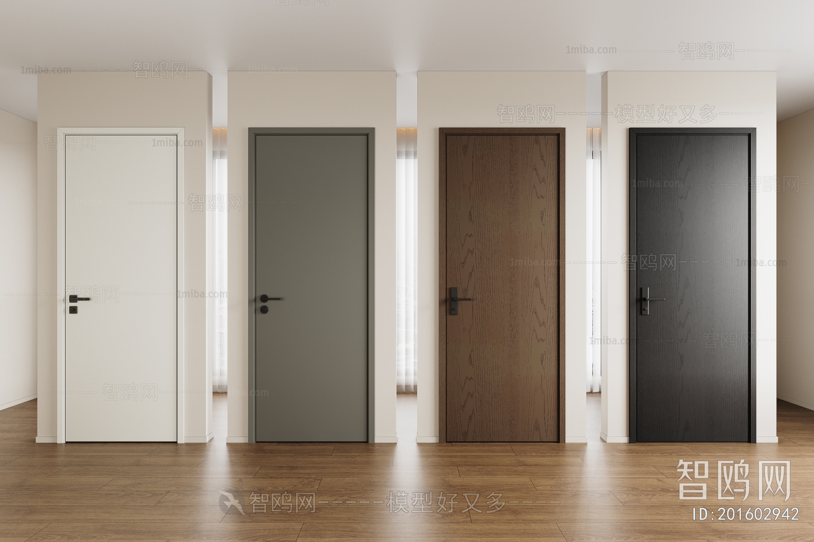 Modern Single Door