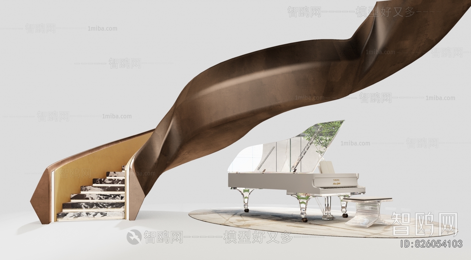 Modern Rotating Staircase