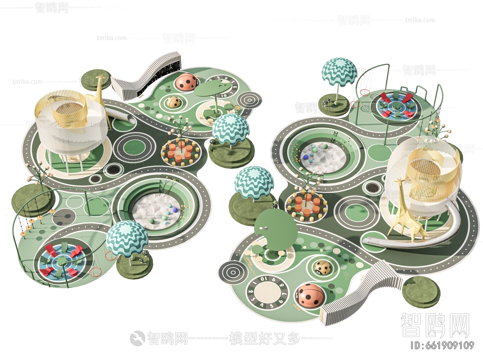 Modern Park Landscape