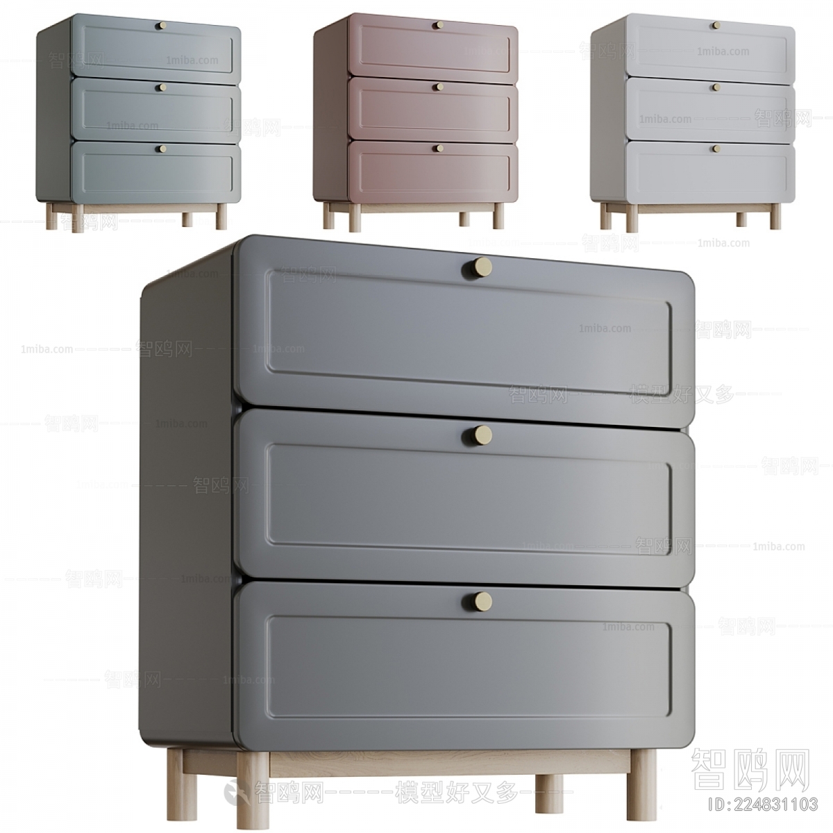 Modern Bedside Cupboard