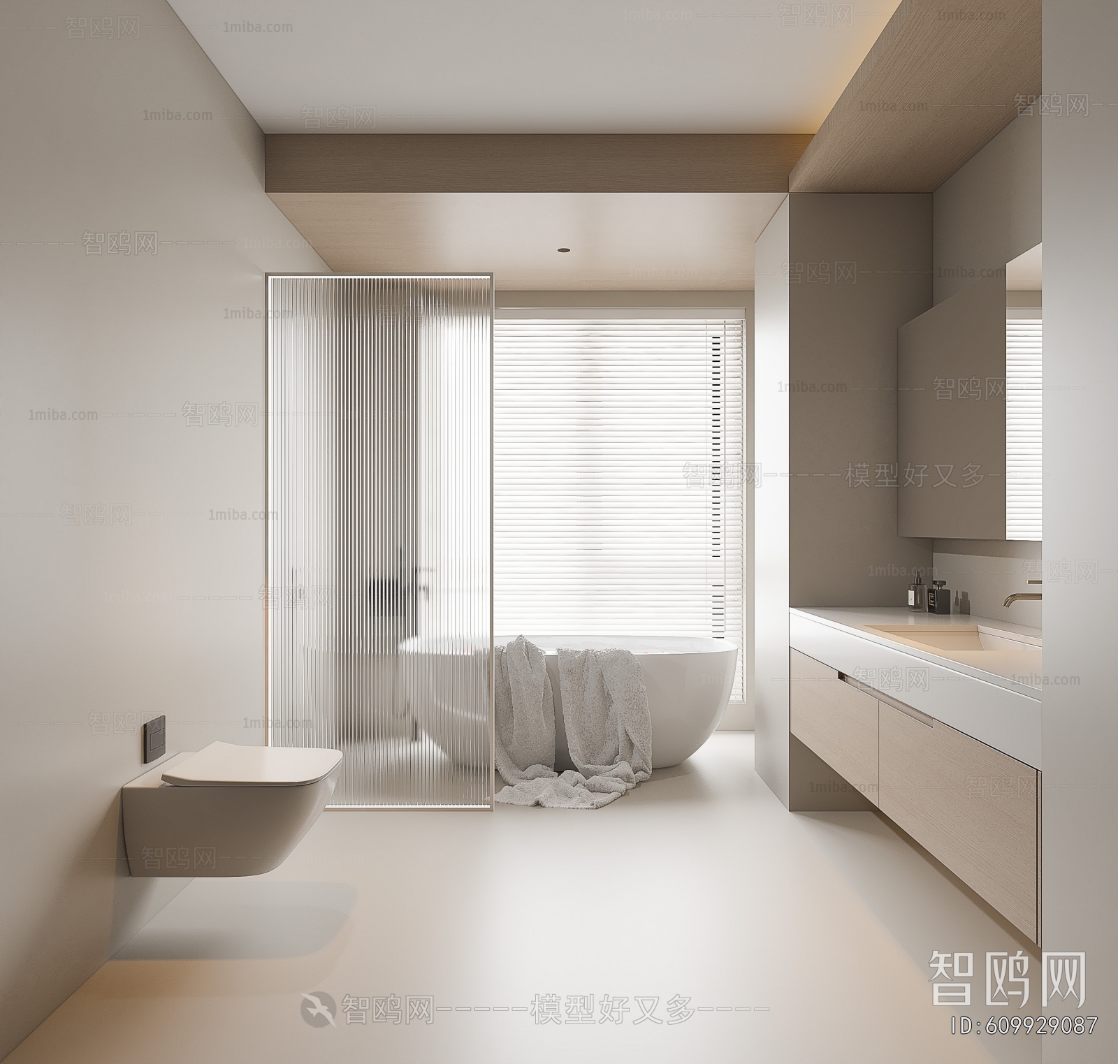现代卫生间浴室